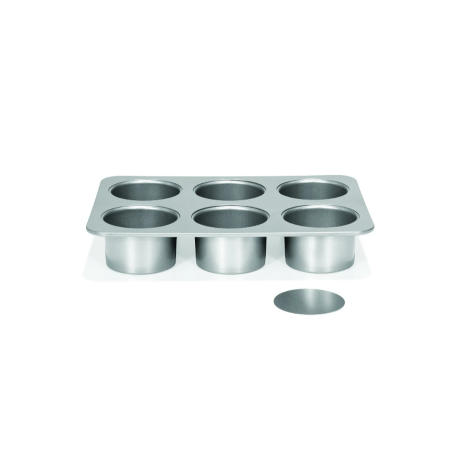 Patisse Mini Cheesecake Bakvorm Losse Bodems 6 Vaks Ø8cm
