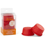 Decora Cupcake Cups Geplooid Rood 25st.