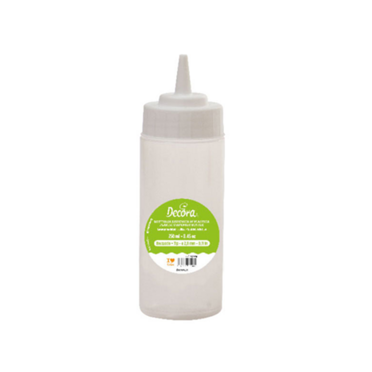 Knijpfles 250 ML Met Tip Van 2.8 mm