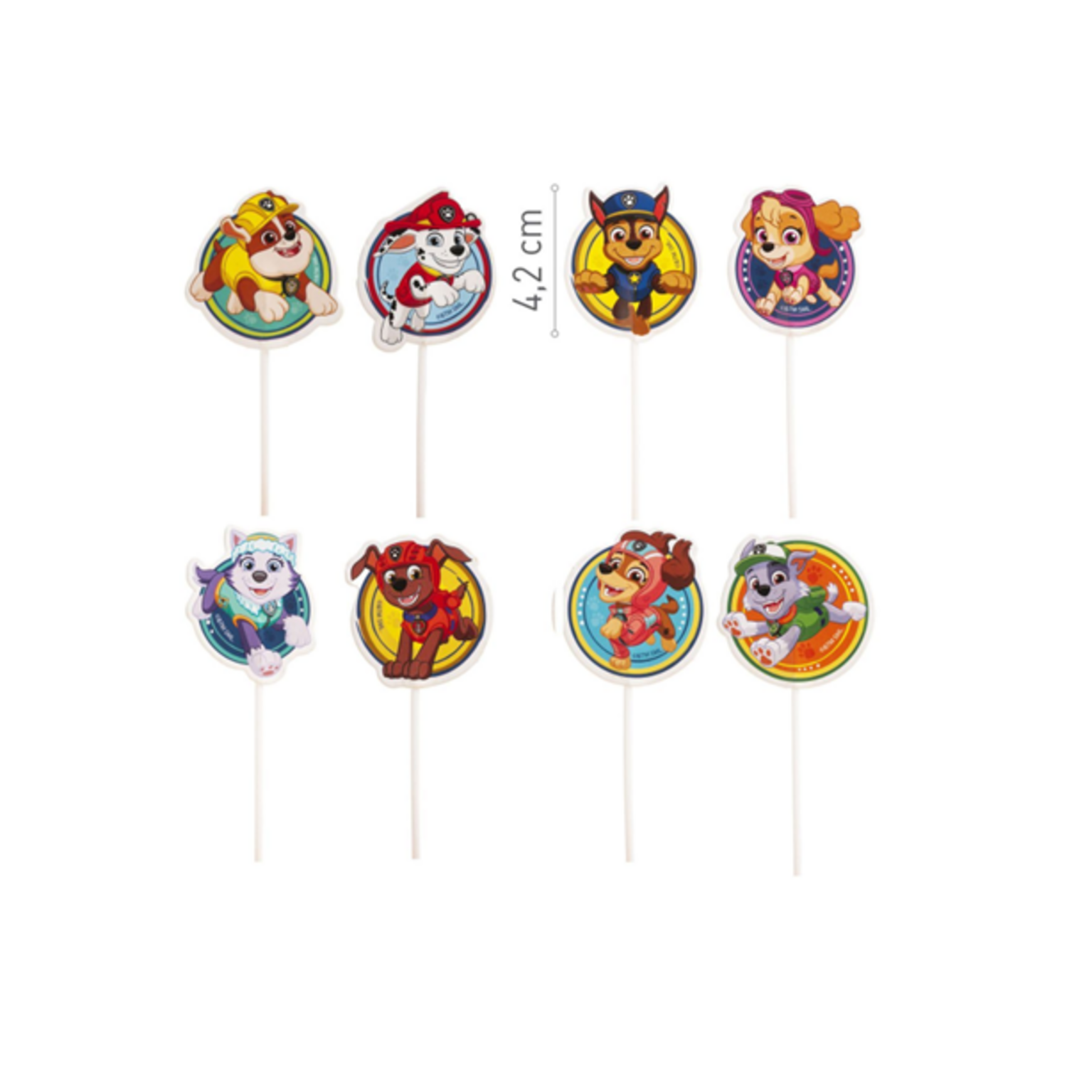 Dekora Paw Patrol Cake Toppers pk/16