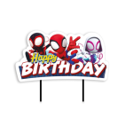 Dekora Spidey Hero Happy Birthday Cake Topper 17 cm