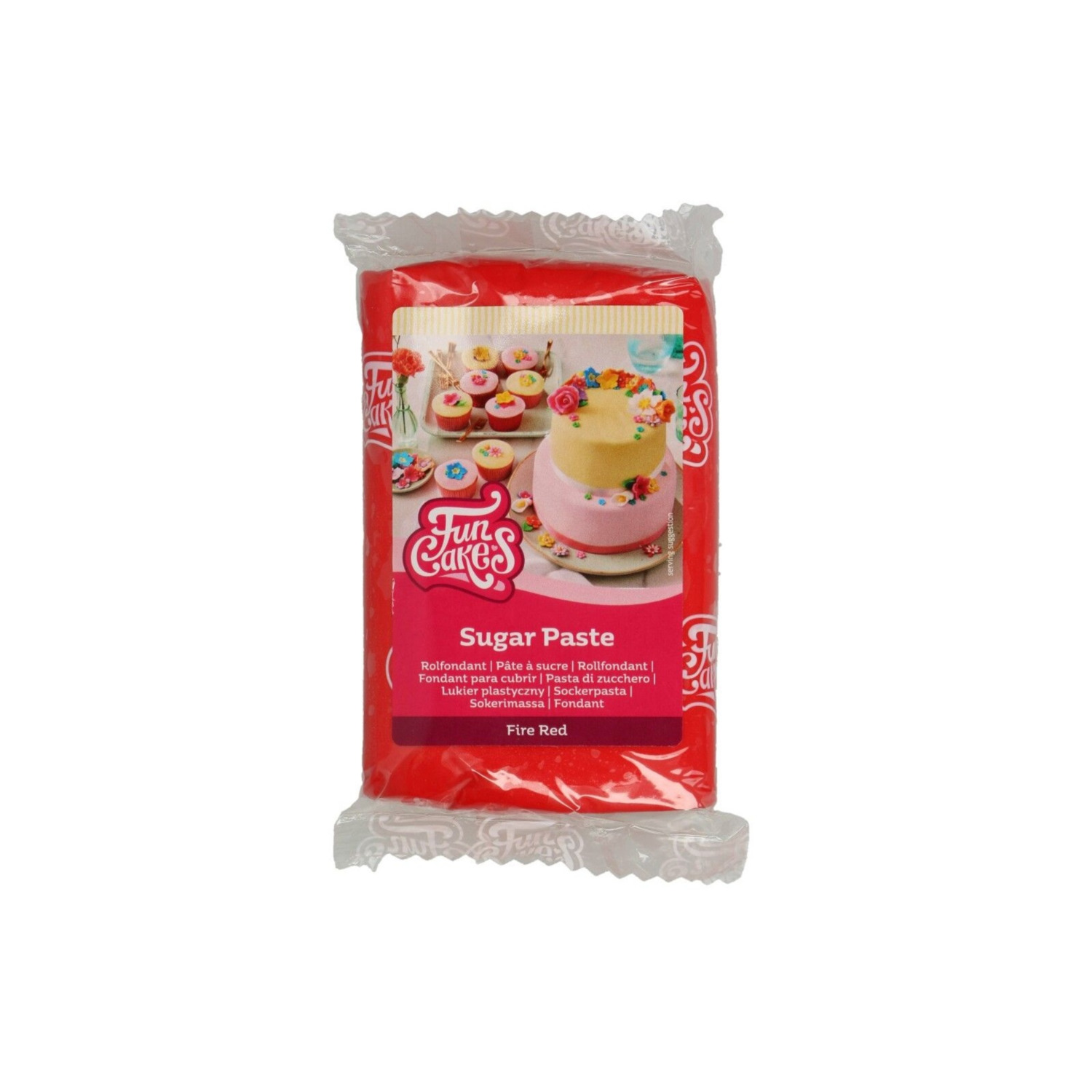 Rolfondant Fire Red 250 gram