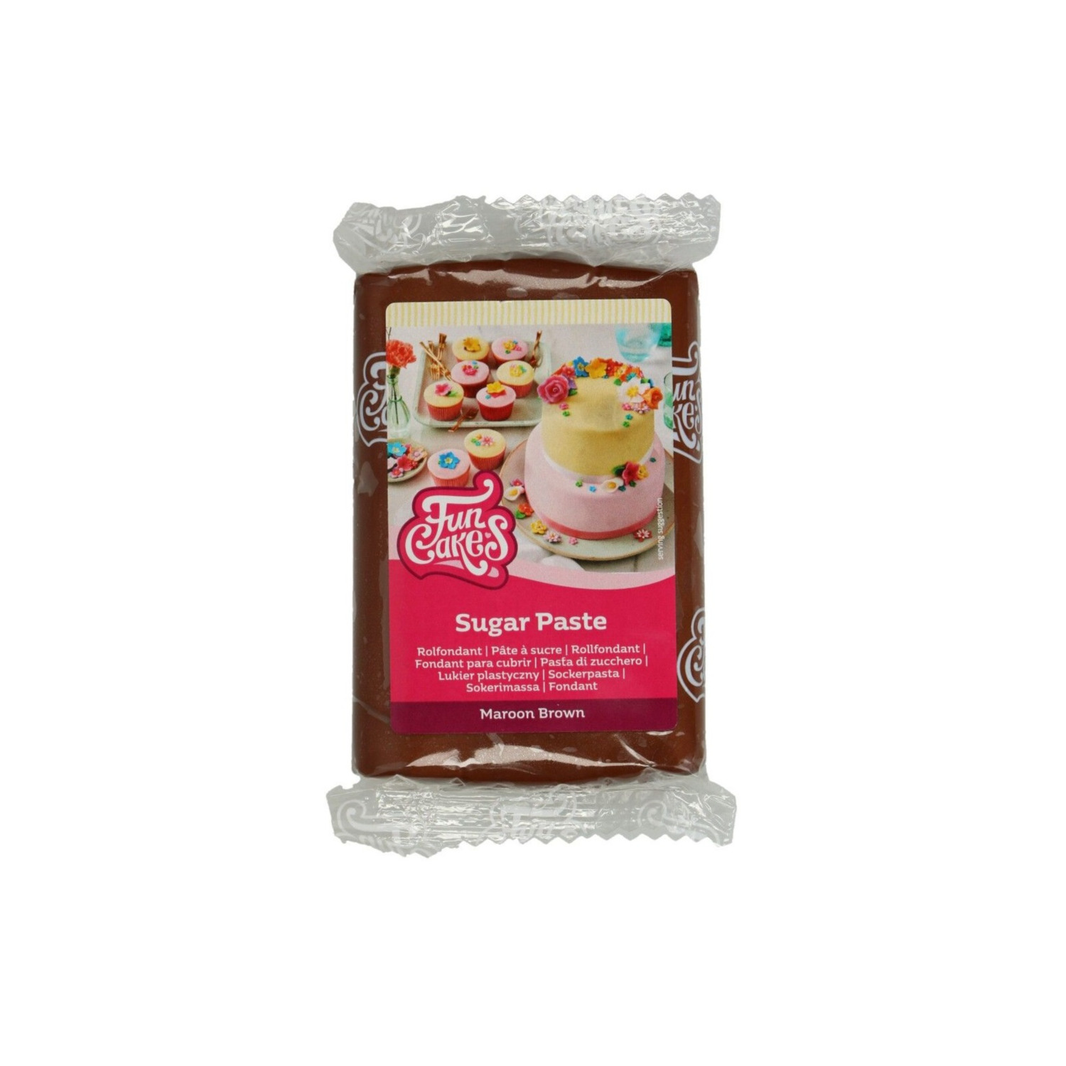 Rolfondant Maroon Brown 250 gram