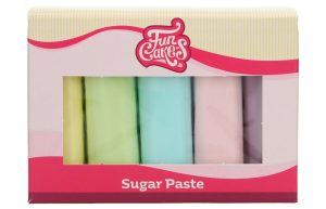 Rolfondant Multipack Pastel Colours 5x100 gram