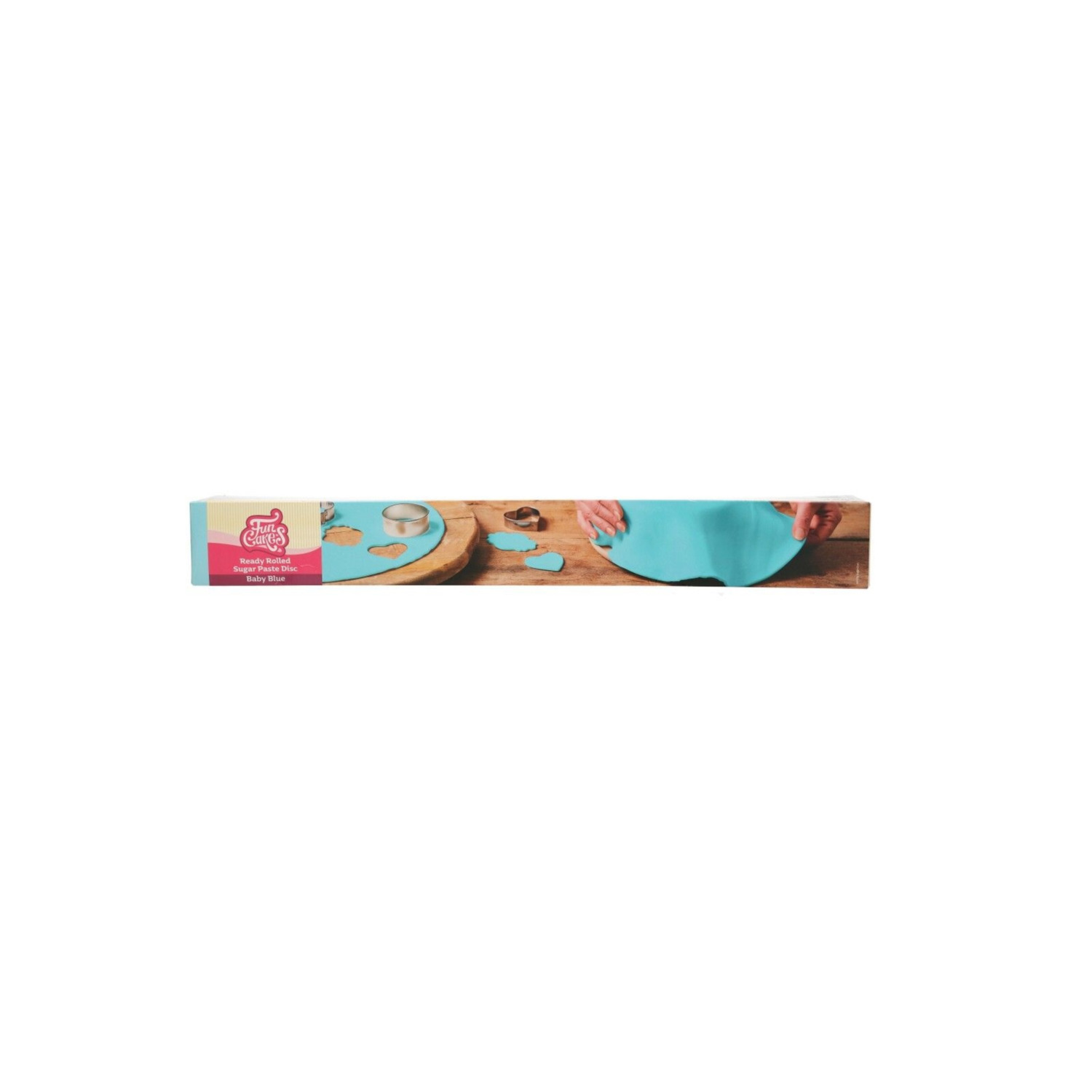 Ready Rolled Fondant Disc Baby Blue Funcakes