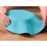 Ready Rolled Fondant Disc Baby Blue Funcakes