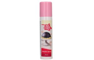 FunCakes Metallic Spray Zwart 100 ml