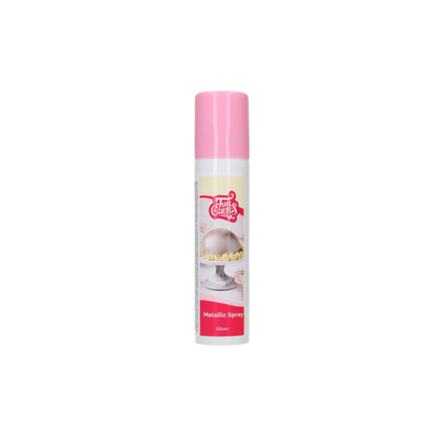 FunCakes Metallic Spray Zilver 100 ml