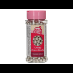 FunCakes Crispy Choco Pearls - Metallic Silver 60g