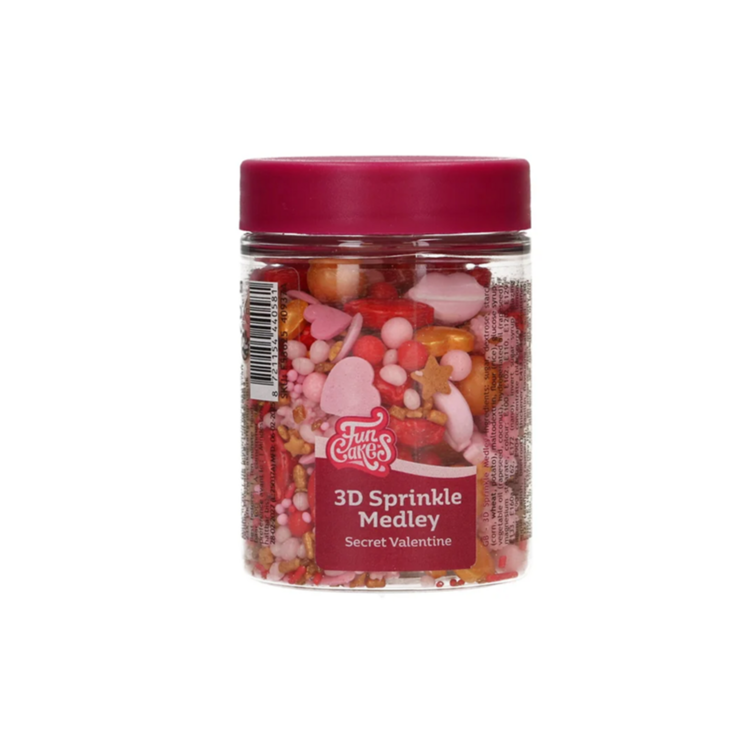 FunCakes 3D Sprinkle Medley - Secret Valentine 70g