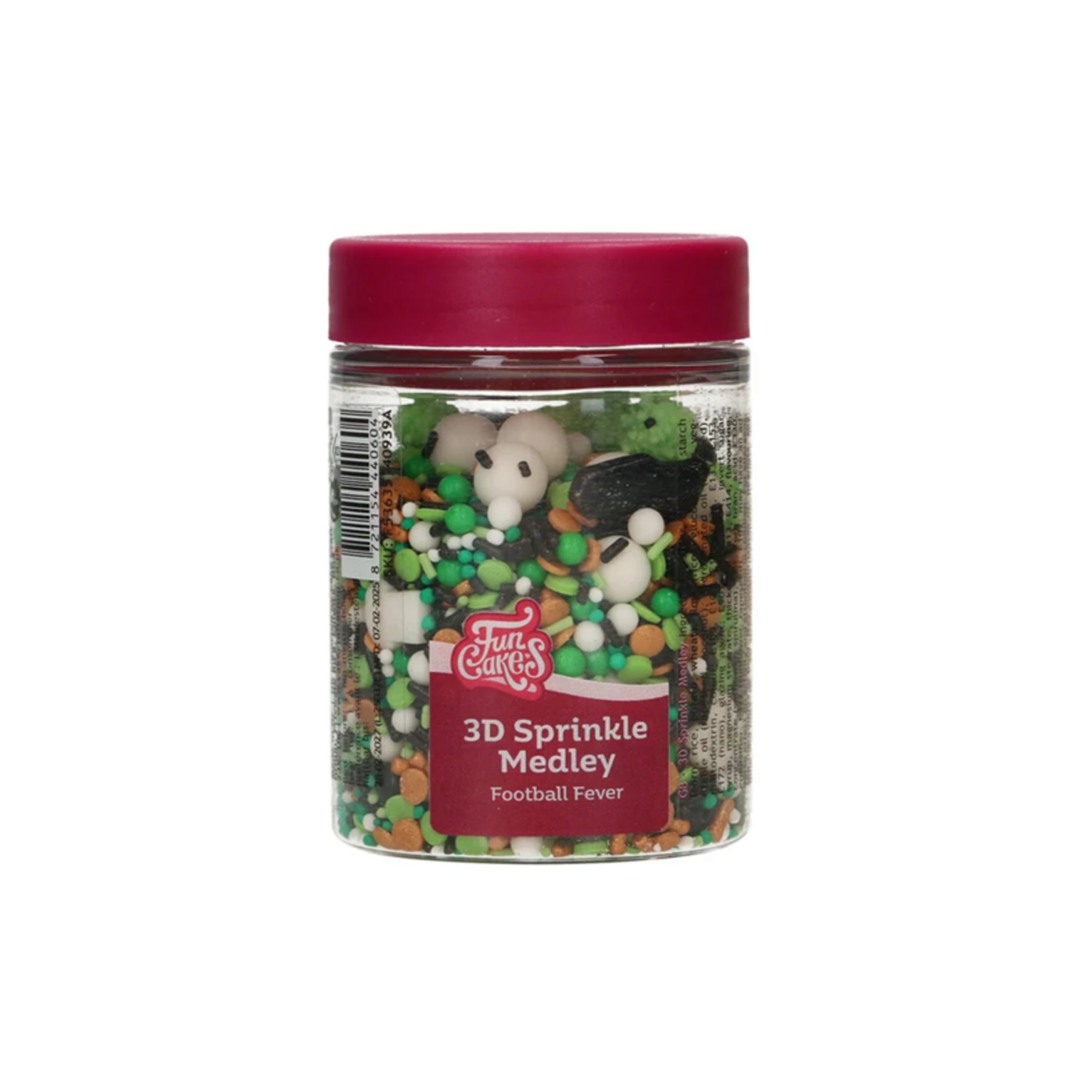 FunCakes 3D Sprinkle Medley - Football Fever 70g