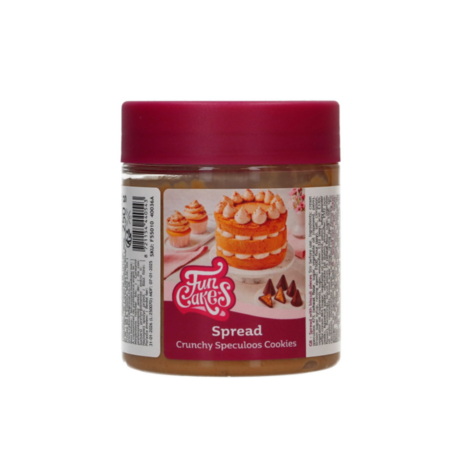 FunCakes Spread - Crunchy Speculooskoekjes 250g 