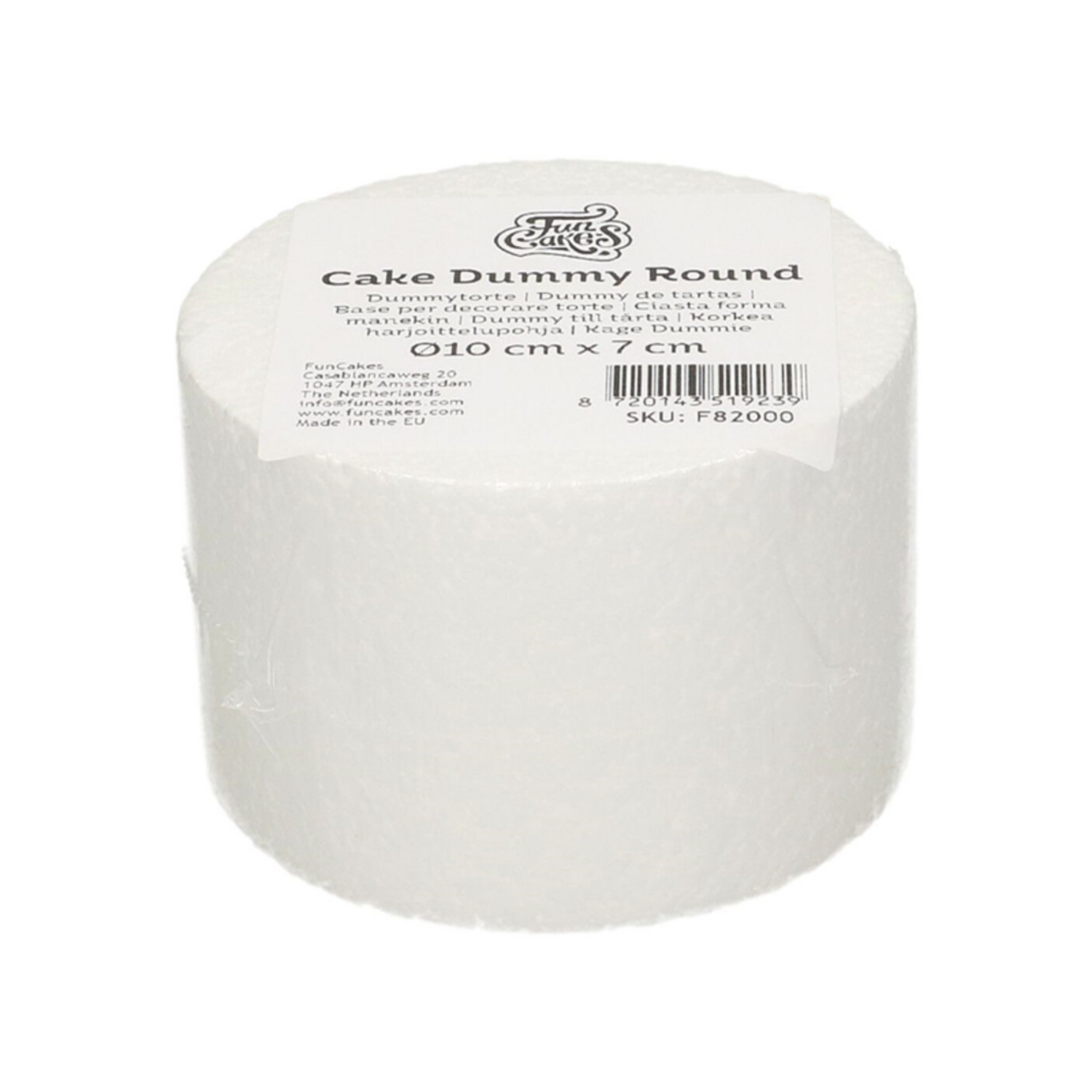 Taart Dummy Rond Ø10 cm x 7 cm