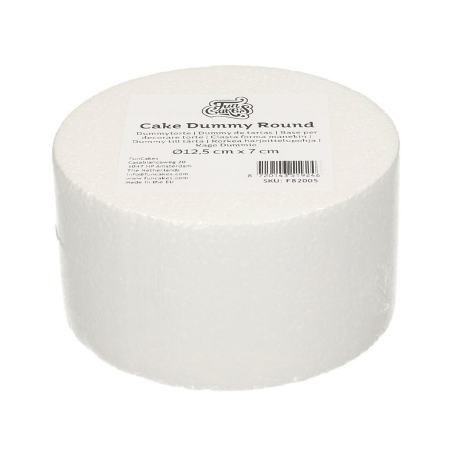 Taart Dummy Rond Ø12,5 cm x 7 cm