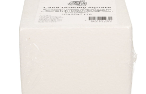Taart Dummy Vierkant 10x10x7 cm