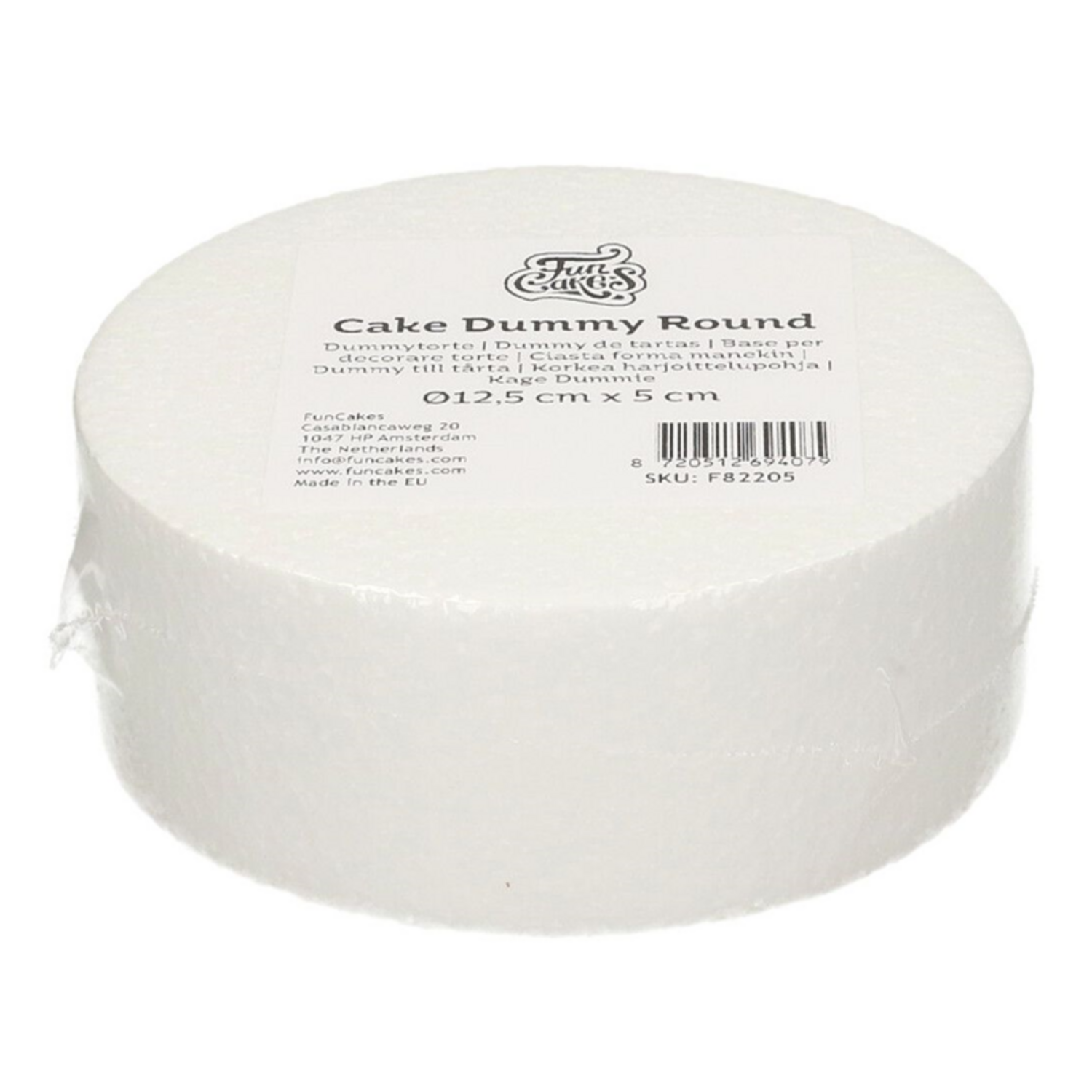 Taart Dummy Rond Ø12,5 cm x 5 cm