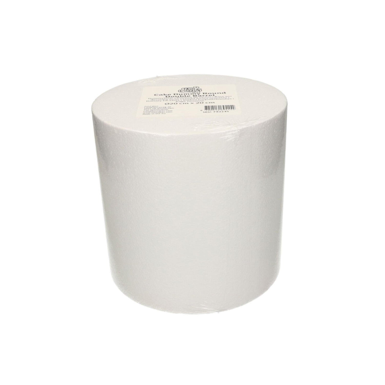 Taart Dummy Rond Double Barrel Ø20 cm x 20 cm