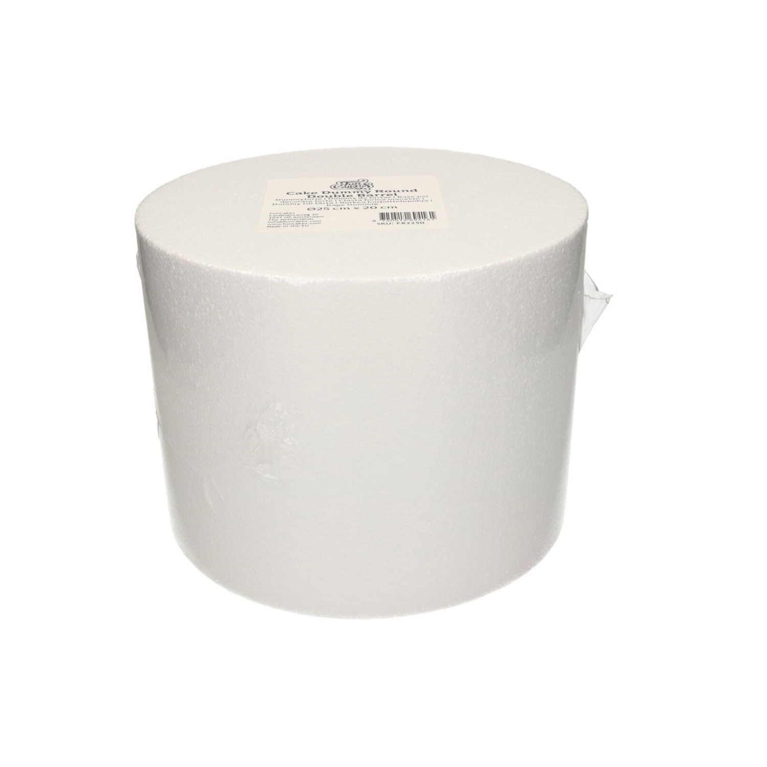 Taart Dummy Rond Double Barrel Ø25 cm x 20 cm