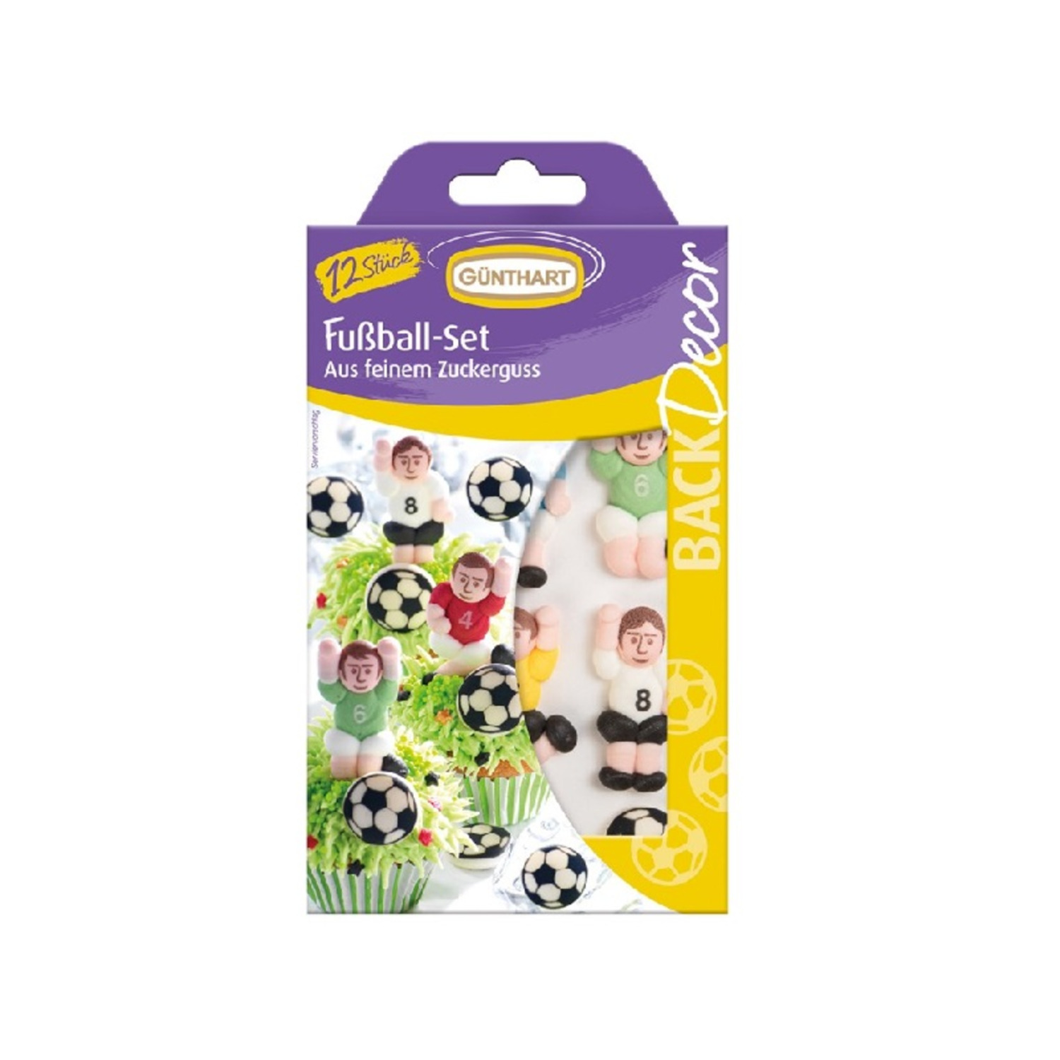 Günthart Suikerdecoratie Voetbal Set 12st.