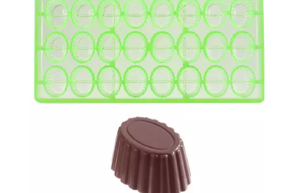 Bonbonvorm Chocolate World GL Cuvette Ovaal (24x) 35x26x19mm