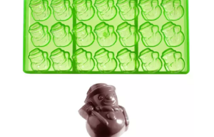 Bonbonvorm Chocolate World GL Sneeuwpop (21x) 38x30x20mm**
