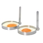 Kitchen Craft Eier Bakringen RVS Set/2