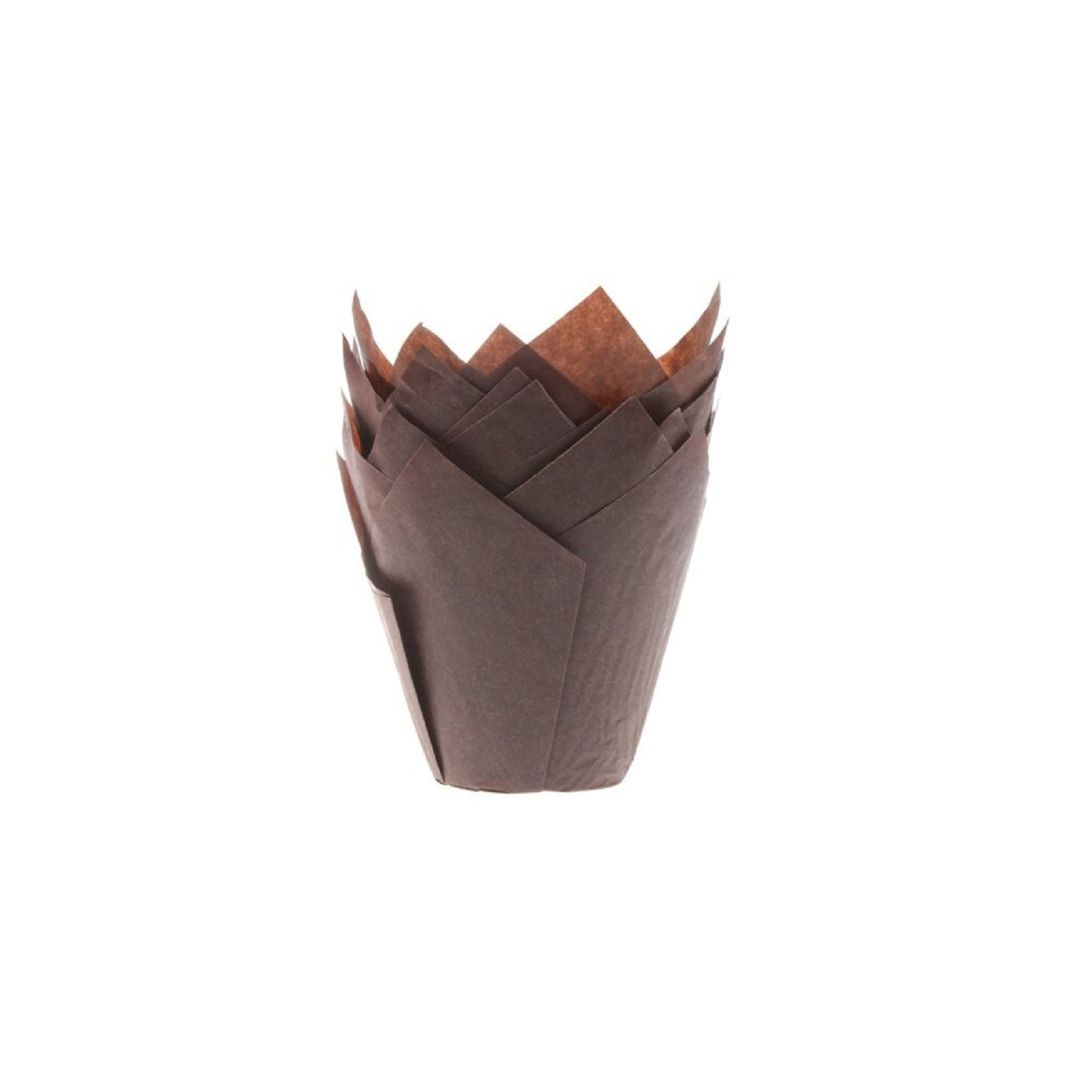 Muffin Cups HoM Tulp Bruin 36st