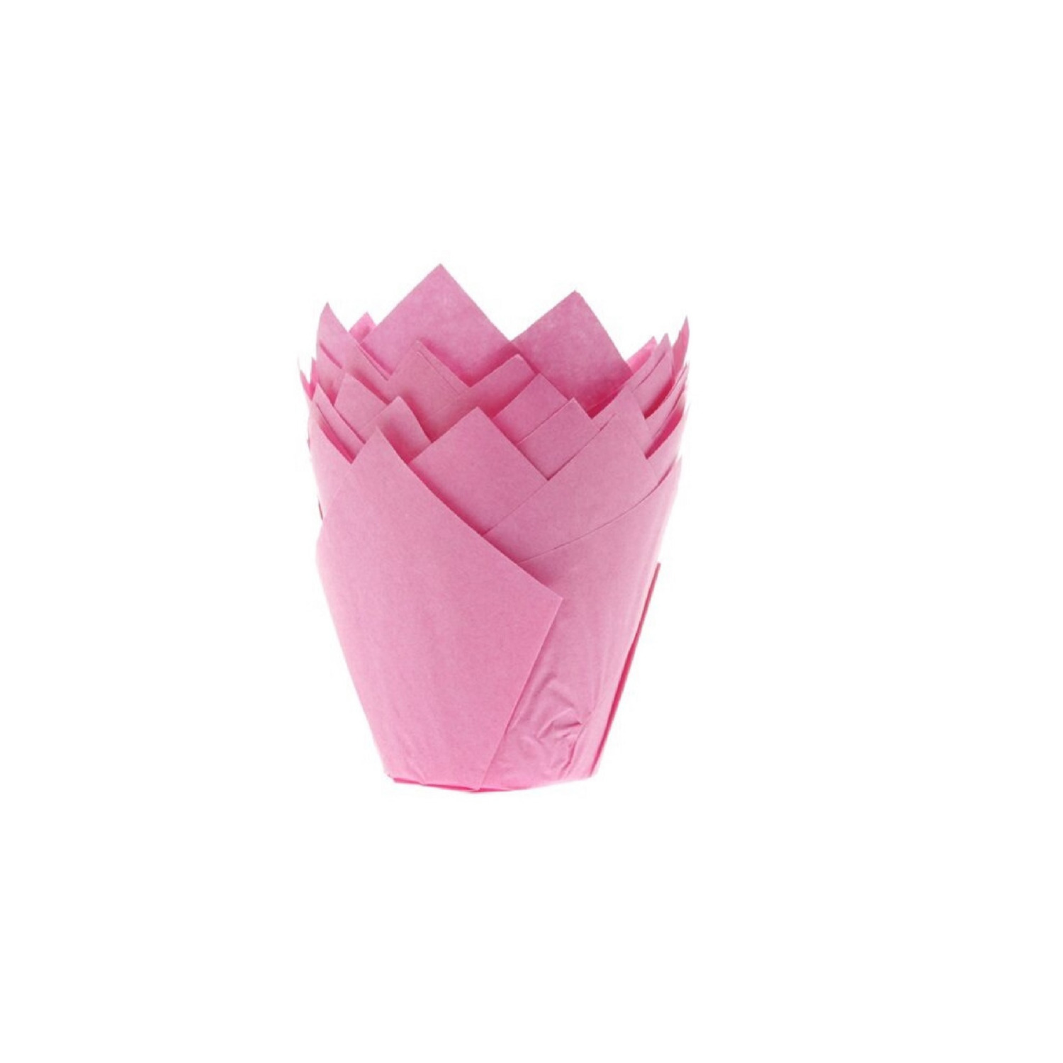 Muffin Cups HoM Tulp Roze 36st.