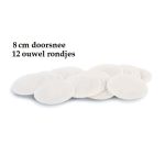 Ouwelrondjes 8 cm - 12 stuks