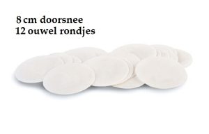 Ouwelrondjes 8 cm - 12 stuks