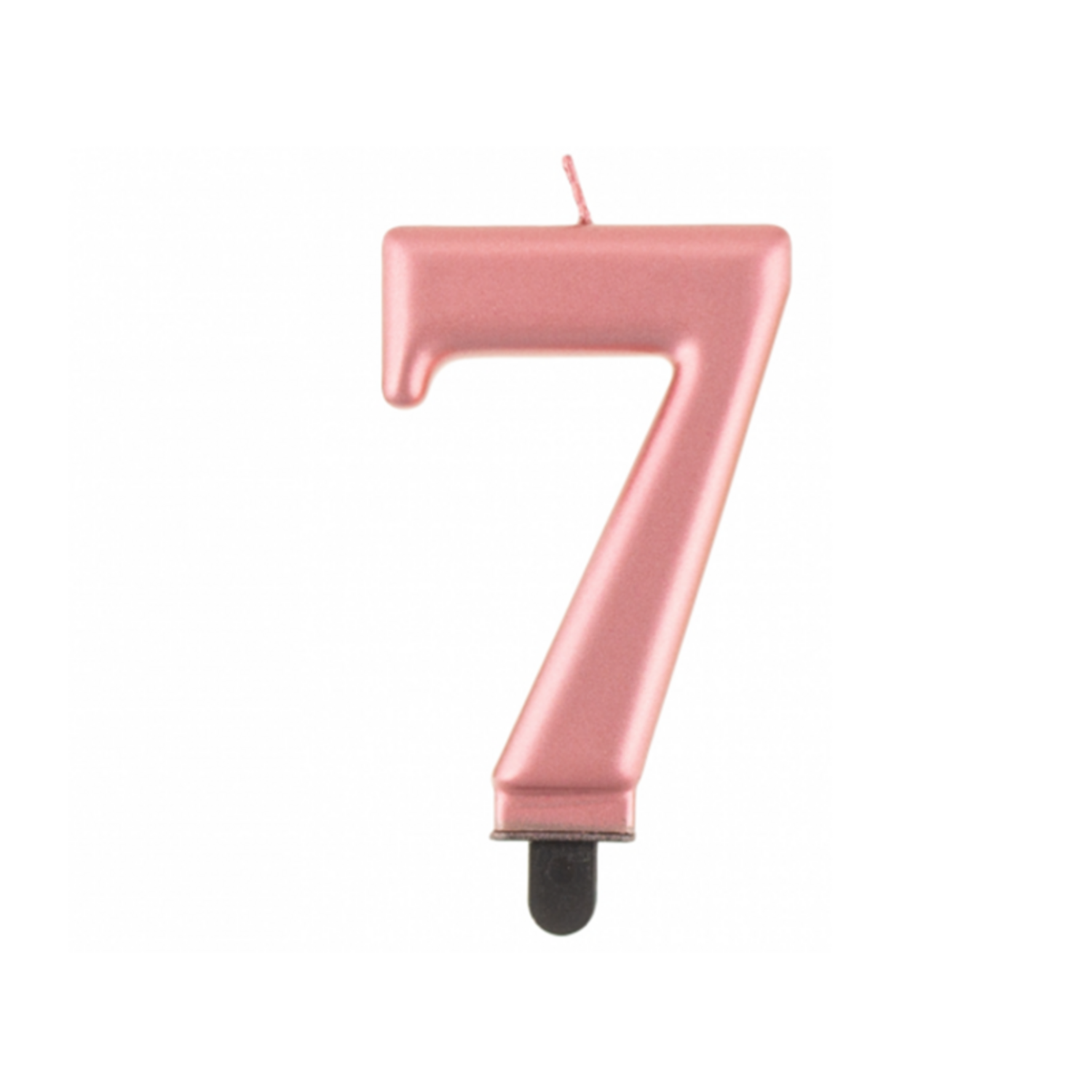 Taartkaars Rose Goud - Cijfer 7**