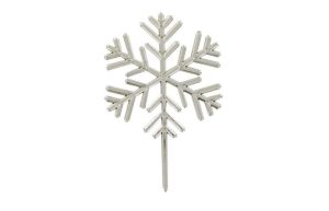 Cupcake Toppers Sneeuwvlokken set/10