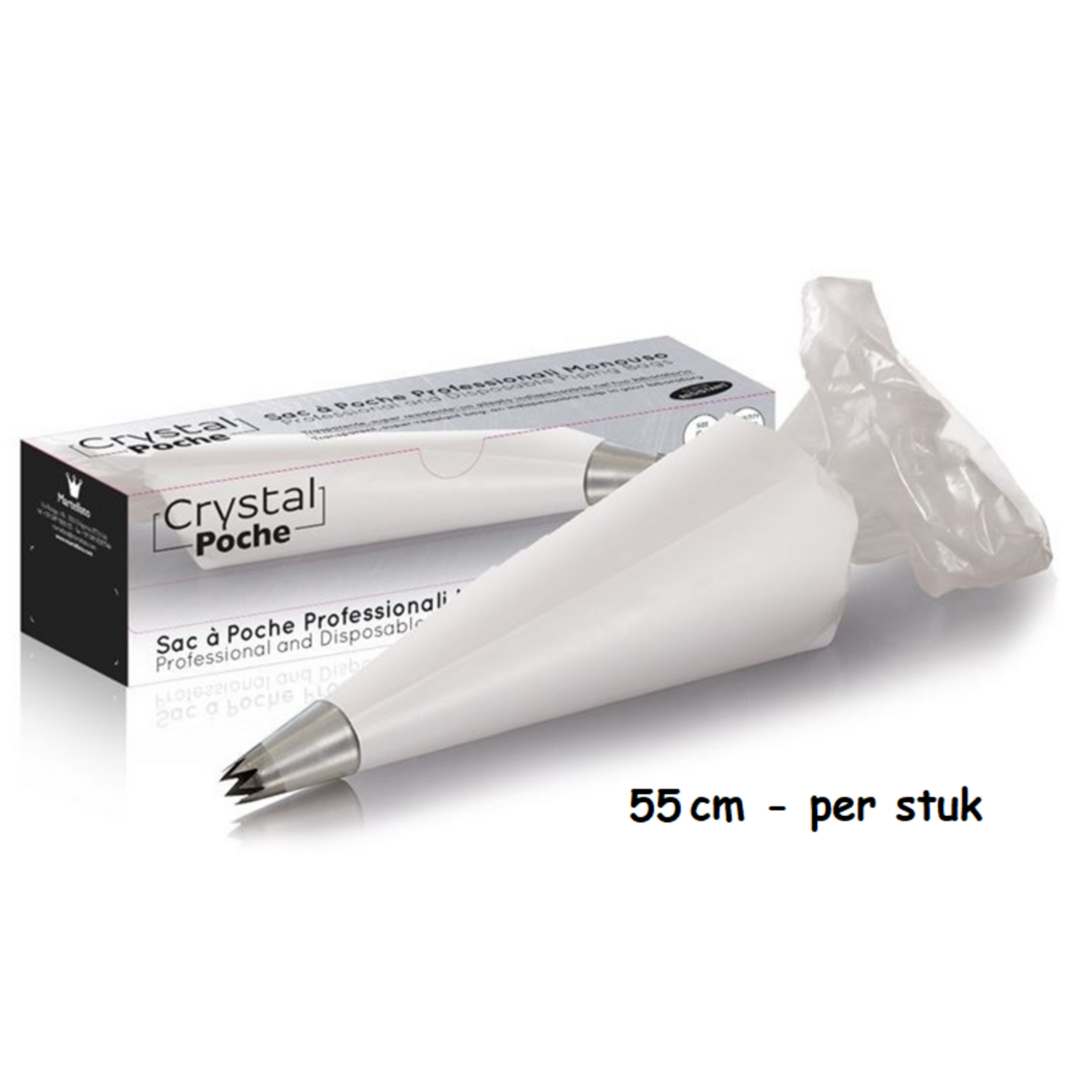 Spuitzak wegwerp 55 cm - per stuk