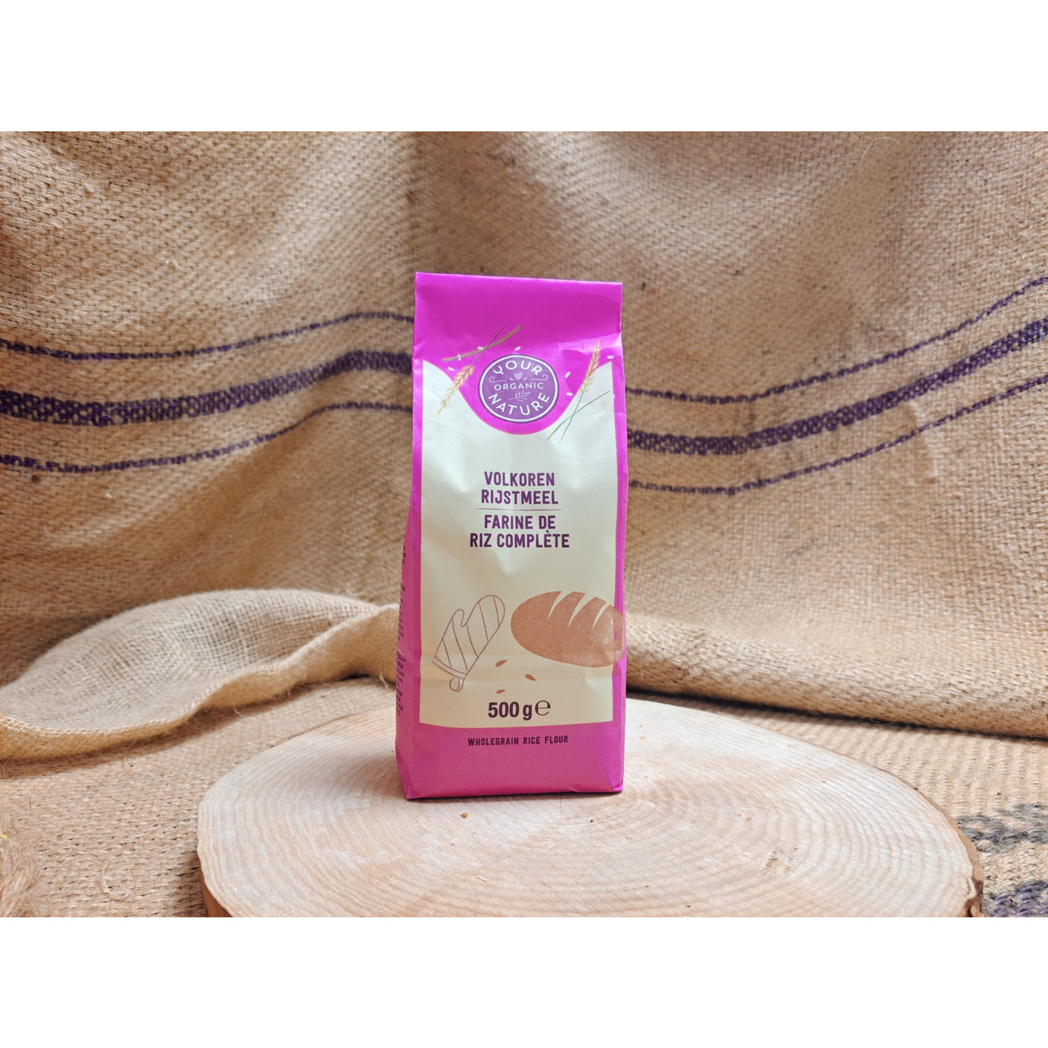 Rijstmeel Volkoren Biologisch 500g