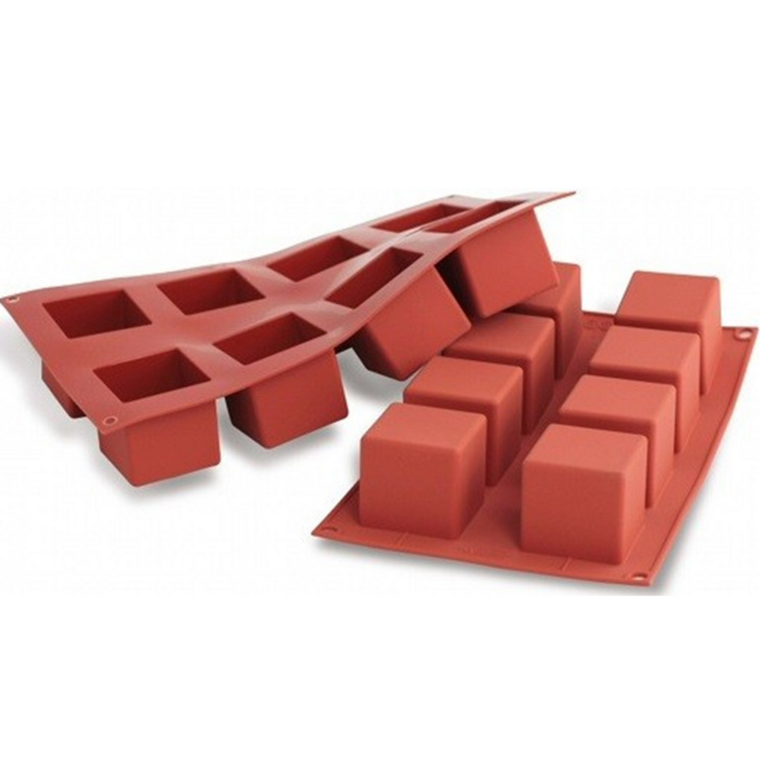 Siliconen Bakvorm Kubus 50x50x50mm (8)
