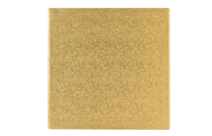 Cake Drum Vierkant Goud - 25cm