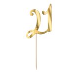 Taarttopper 21 - Goud**