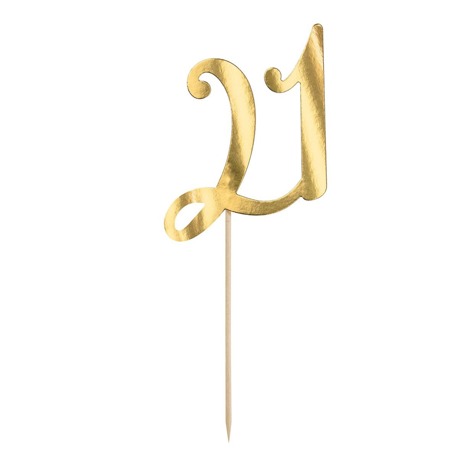 Taarttopper 21 - Goud**