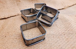 Carree ring 6,5 x 6,5 x 3 cm