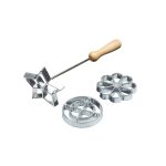 Kitchen Craft Rozet Mallen IJzer Set/3