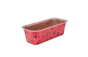 Papieren bakvorm rood