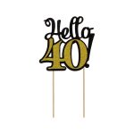 Taarttopper Hello 40