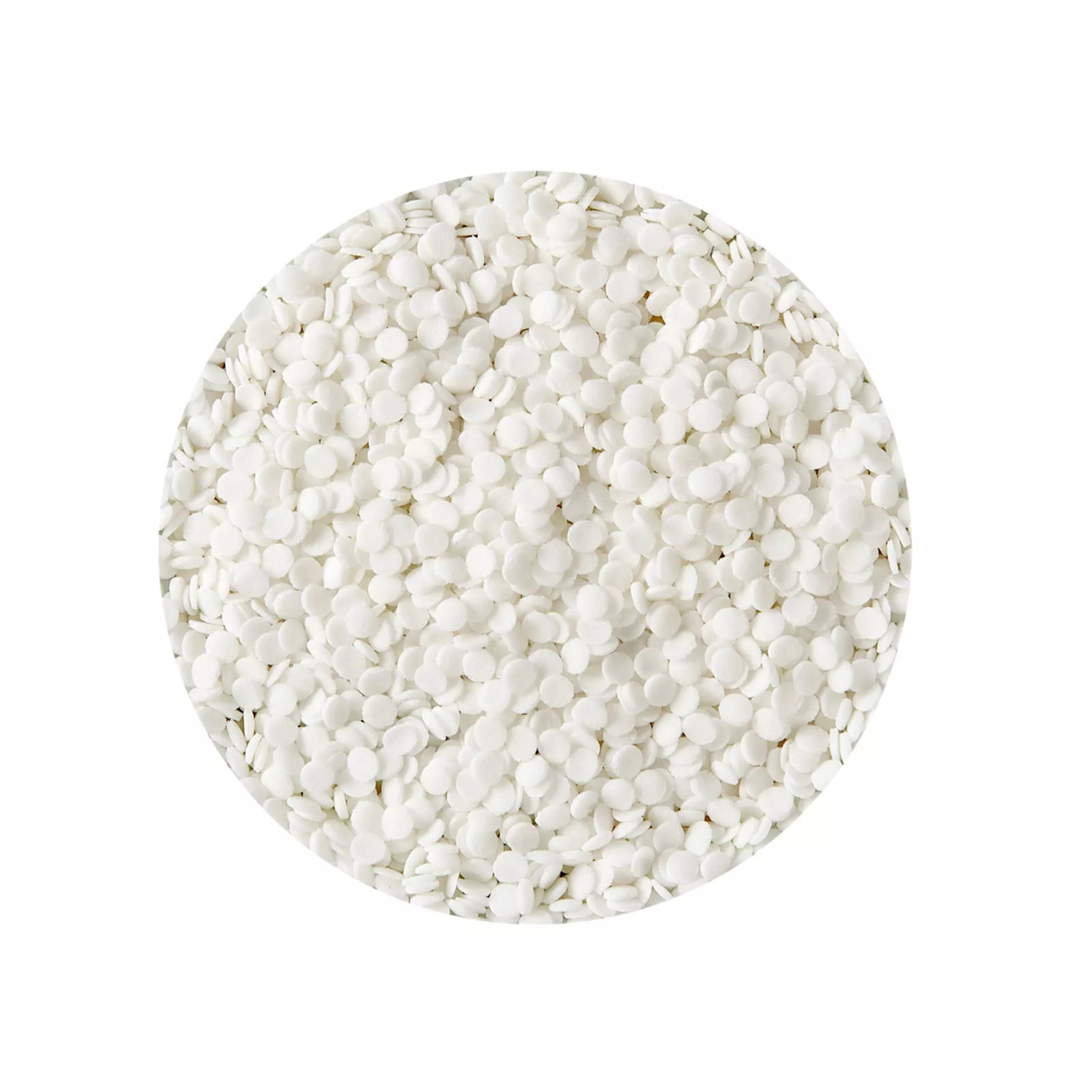 Mini Confetti Rondjes Wit 4mm 45g