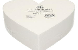 Taart Dummy Hart Ø25 cm x 7 cm
