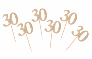 Prikkers 30 Goud 6st