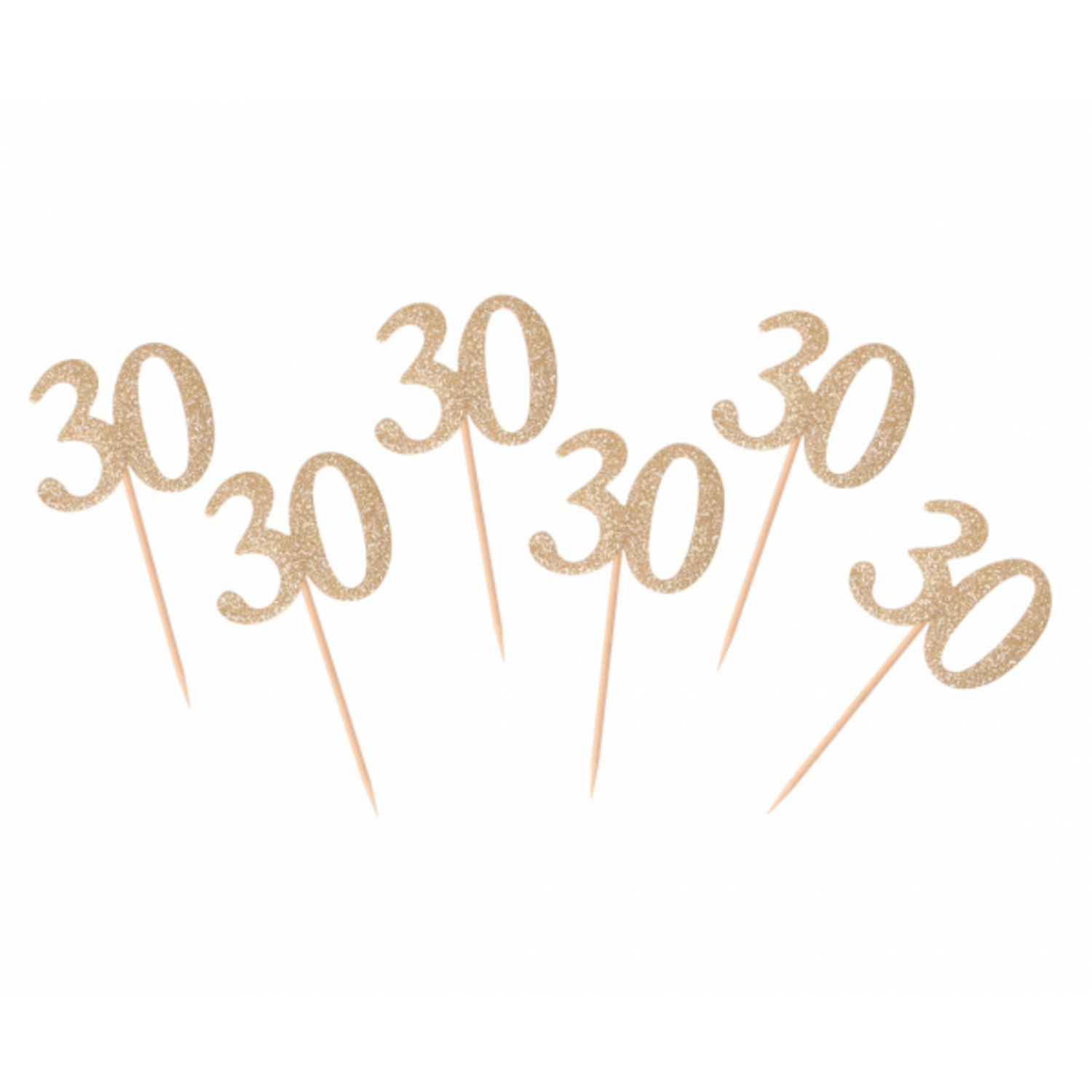 Prikkers 30 Goud 6st