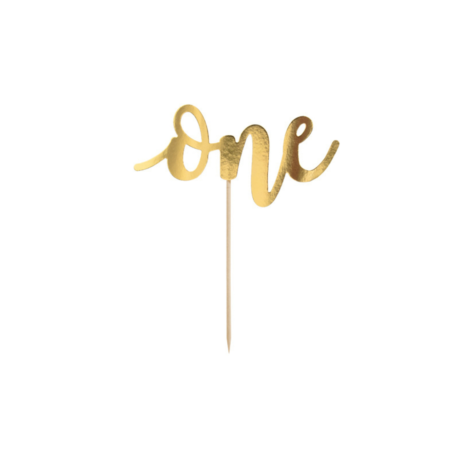Taarttopper One - Goud