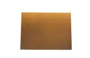 Taartkarton Rechthoek Goud - 20x30cm