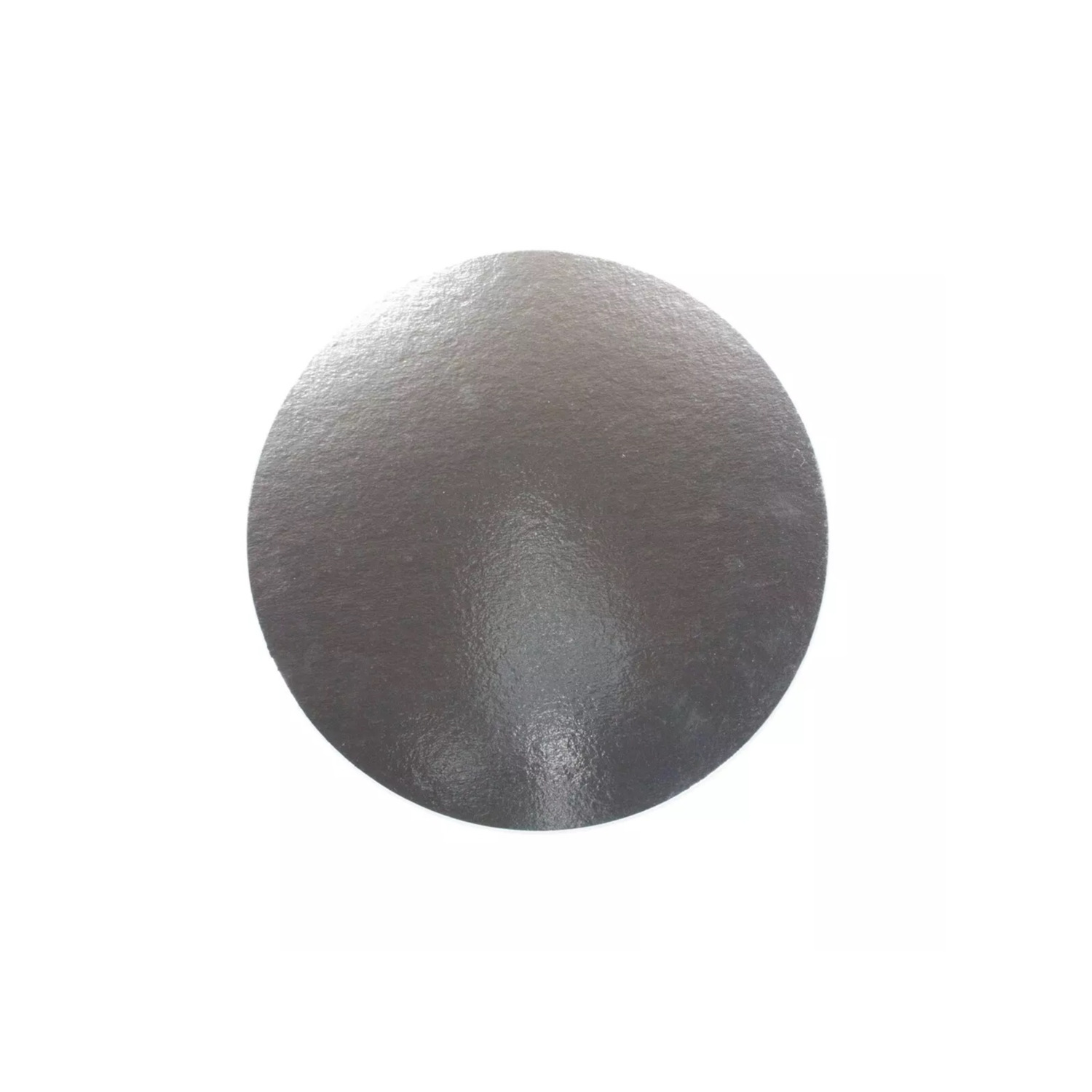 Taartkarton Rond Zilver/Wit Glanzend - 22 cm