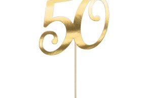 Taarttopper 50 - Goud